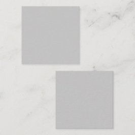 Cartão De Visita Quadrado Soft Pale Gray Geometric