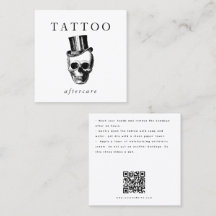Tatuagem Crônica Moderna Instruções de Cuidados de