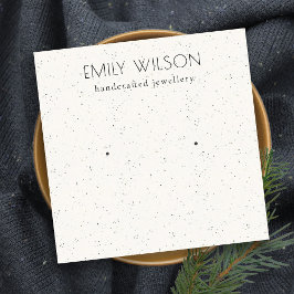 Cartão De Visita Quadrado Tela de ressonância de projeção de textura cerâmic