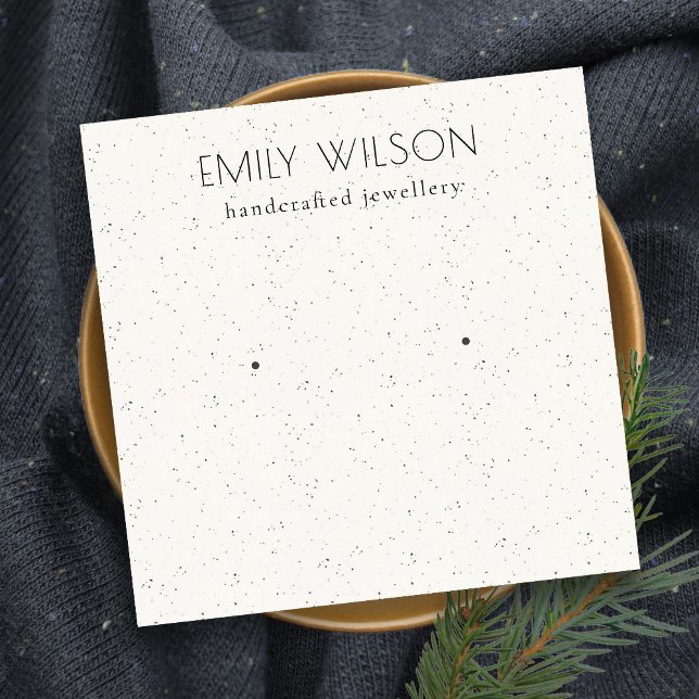 Cartão De Visita Quadrado Tela de ressonância de projeção de textura cerâmic (Criador carregado)