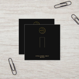 Cartão De Visita Quadrado Tela do suporte do toque Adicionar seu logotipo pr