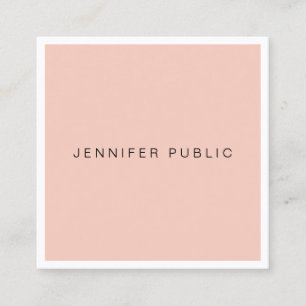 Cartão De Visita Quadrado Tendy Modern Clean Modelo Professional Elegante