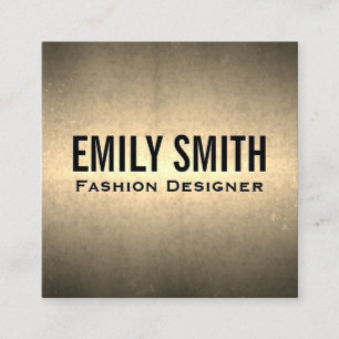 Cartão De Visita Quadrado Textura Dourada Ouro