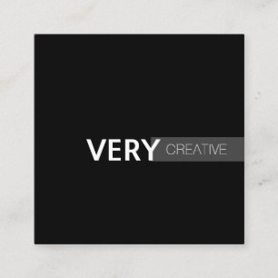 Cartão De Visita Quadrado Tipo Misto Moderno