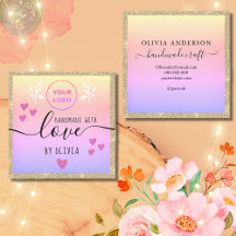 Tipografia de amor feita à mão - logotipo rosa bri