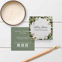 Tipografia de Cotton Greenery Wreath