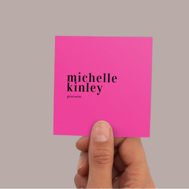 Cartão De Visita Quadrado Trendy moderna rede elegante profissional (Criador carregado)