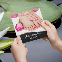 Unhas e Rosas franceses Manicure Pedicure Salon