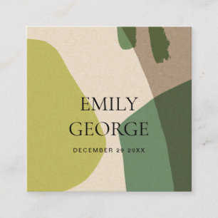 CARTÃO DE VISITA QUADRADO WEBSITE MODERNO ABSTRATO ART ART