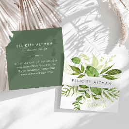 Cartão De Visita Quadrado Wild Meadow | Botânica