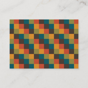 Cartão De Visita Quadrados de cor 03