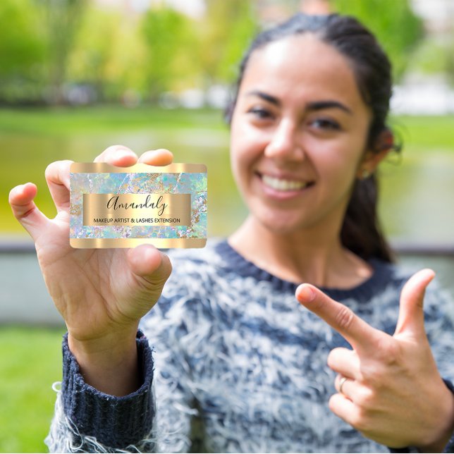 Cartão De Visita Quadro de cobre de mármore do Ouro abstrato (CHANNEL NAME YOU TUBER LOGO QR CODE Black White Business Card)