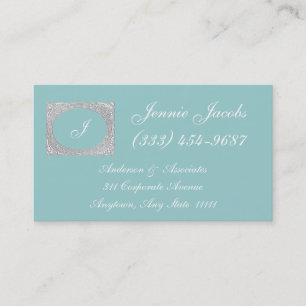 Cartão De Visita Quadro do estilo do Victorian com uma aparência