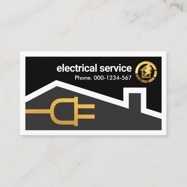 Cartão De Visita Quadro doméstico alimentado por plug (Frente)