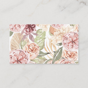 Cartão De Visita Quadro Floral