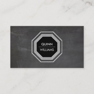 Cartão De Visita Quadro geométrico legal do LOGOTIPO MODERNO ICON