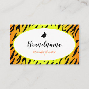 Cartão De Visita Quadro redondo Bonito de borboleta escura de padr