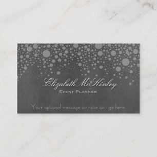 Cartão De Visita Quadro retro subtil com estrelas