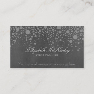 Cartão De Visita Quadro retro subtil com estrelas