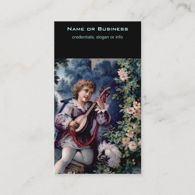 Cartão De Visita Quaint Vintage (Frente)