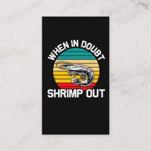 Cartão De Visita Quando, em Dúvida, Shrimp, Jiu Jitsu Arts Marcial