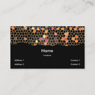 Cartão De Visita Quebrando o teto de vidro #3