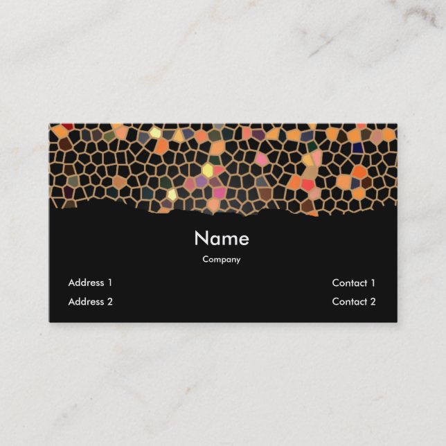 Cartão De Visita Quebrando o teto de vidro #3 (Frente)