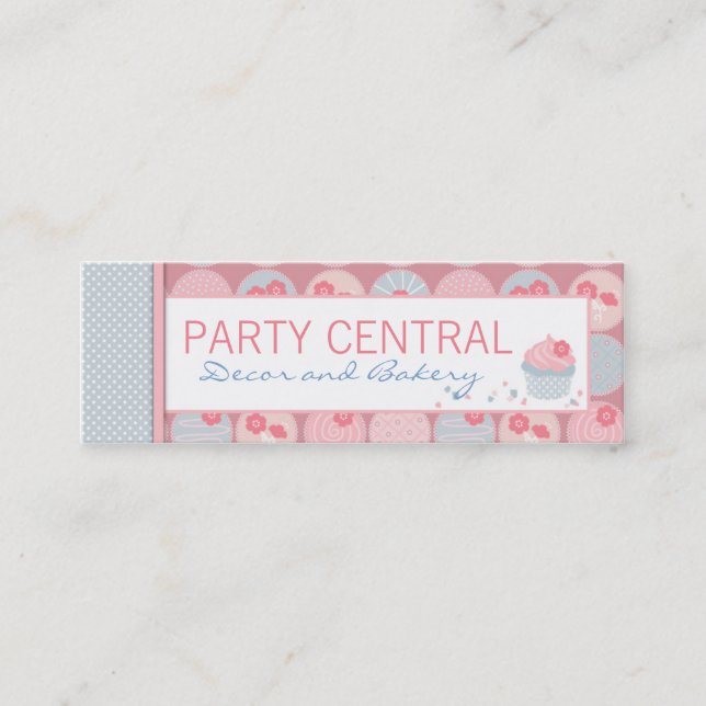 Cartão de visita querido da menina (Frente)