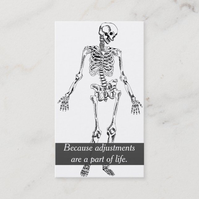 Cartão De Visita Quiroprático e bem-estar (Frente)