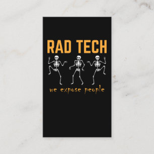 Cartão De Visita Radiologista engraçado Skeletons Xray Radiologia