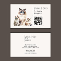 Ragdoll Breeder Behaviorist Código QR Cat