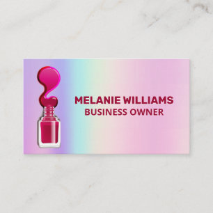 Cartão De Visita Rainbow Blend   Esmalte para Unhas