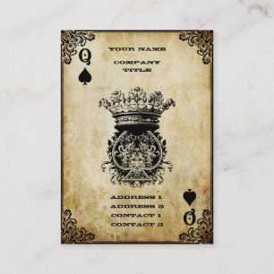 Cartão De Visita Rainha do Grunge das pás