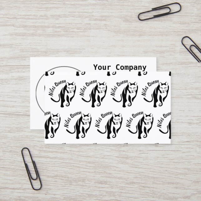 Cartão De Visita Rainha Negra da Caçadora (Frente/Verso In Situ)