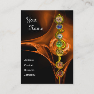 CARTÃO DE VISITA RAIO DE ASCLEPIUS,7 CHAKRAS,YOGA,ENERGIA ESPIRITUA