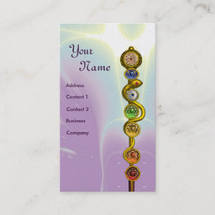 CARTÃO DE VISITA RAIO DE ASCLEPIUS,7 CHAKRAS,YOGA,ENERGIA ESPIRITUA