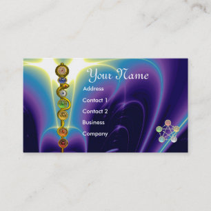 CARTÃO DE VISITA RAIO DE ASCLEPIUS,7 CHAKRAS,YOGA,ENERGIA ESPIRITUA
