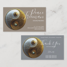 Cartão De Visita Raiz da Harmonia | Design Yin Yang