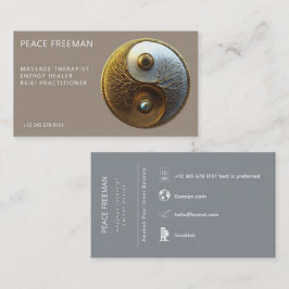Cartão De Visita Raiz da Harmonia | Design Yin Yang