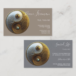 Cartão De Visita Raiz da Harmonia | Design Yin Yang