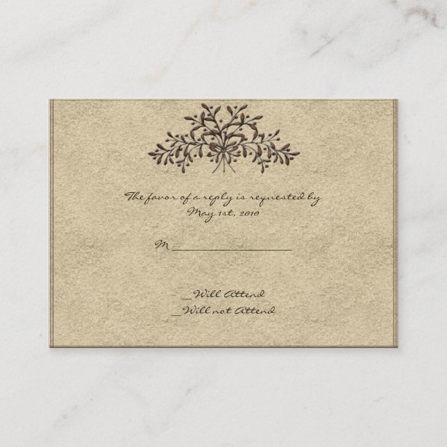 Cartão De Visita Ramos de Cantábria com azeitonas vermelhas em Ecru (Frente)