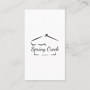 Cartão De Visita Rancho de Cavalo   Fazenda de cavalos