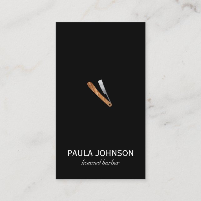 Cartão De Visita Razor (Frente)