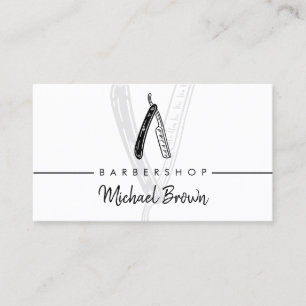 Cartão De Visita Razor Barbershop