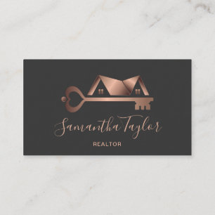 Cartão De Visita Real Estate Professional Add Photo logo Realtor B