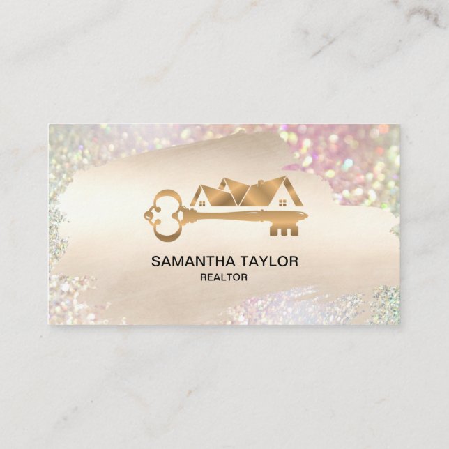 Cartão De Visita Real Estate Professional Adicionar Foto e Logotipo (Verso)