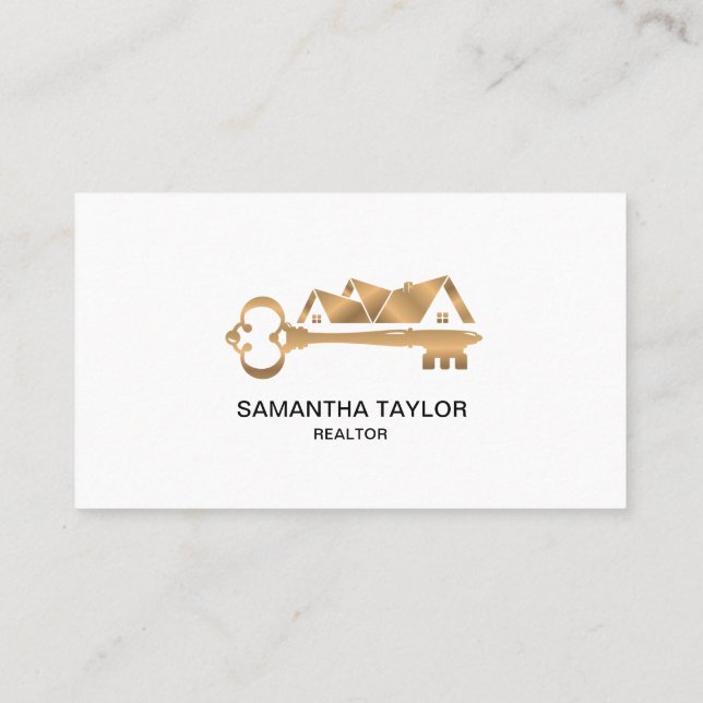 Cartão De Visita Real Estate Professional Adicionar Foto e Logotipo (Verso)