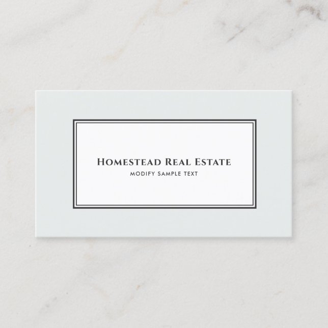 Cartão De Visita Real Estate Professional Adicionar Foto e Logotipo (Frente)