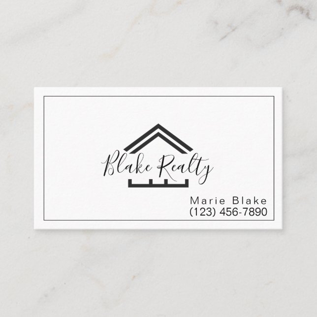 Cartão De Visita Realidade de Realador Profissional (Frente)