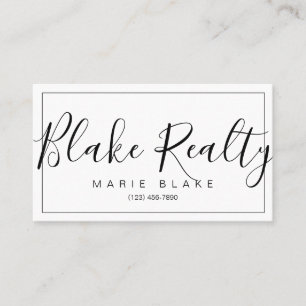 Cartão De Visita Realidade do Realador Profissional Moderno